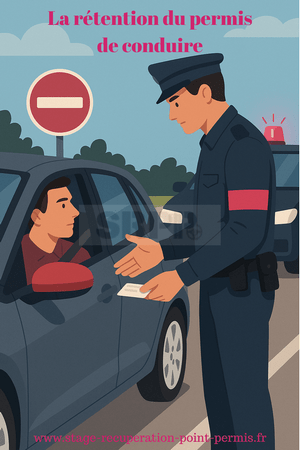 La rétention du permis à points