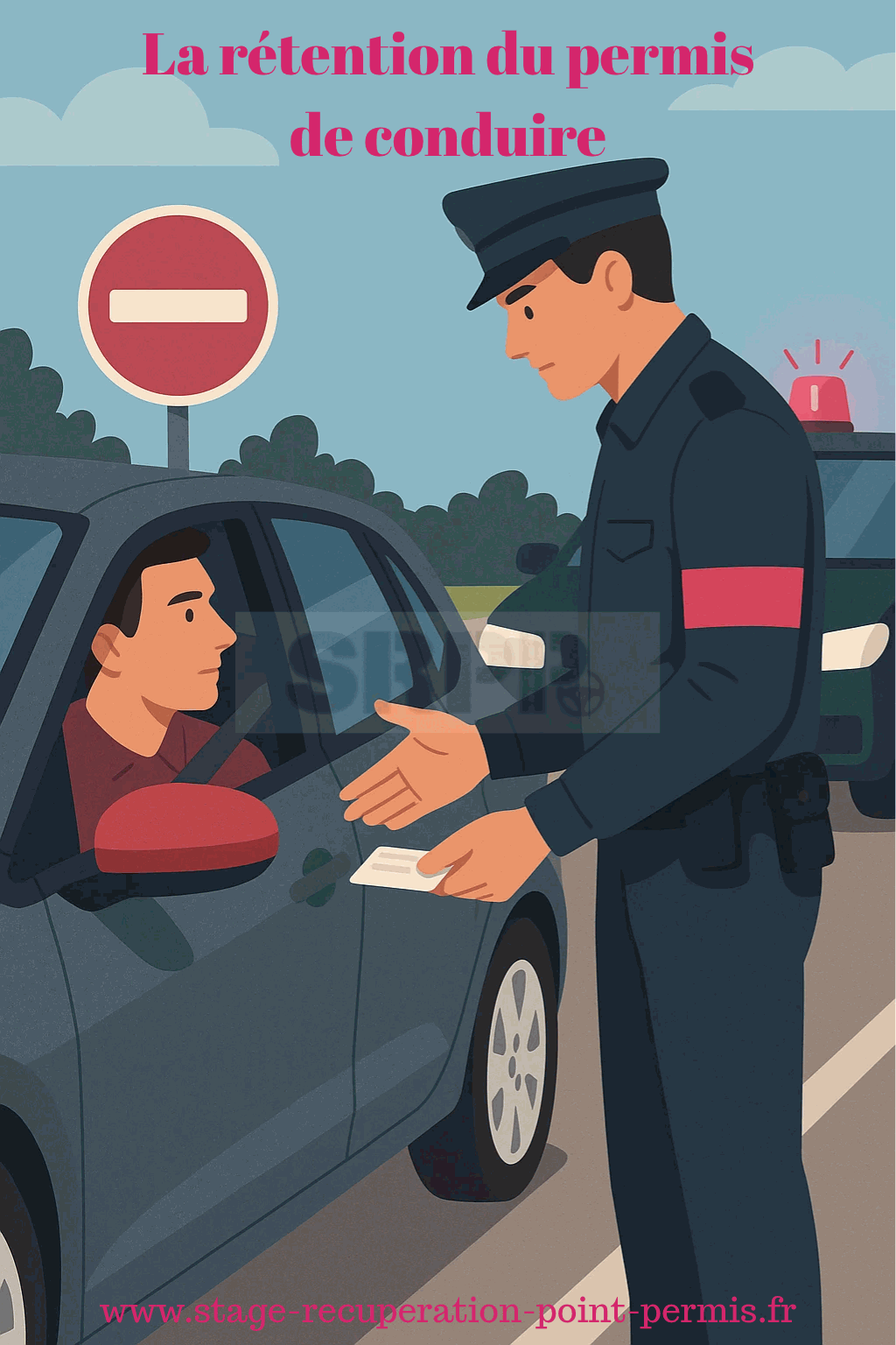 La rétention du permis à points